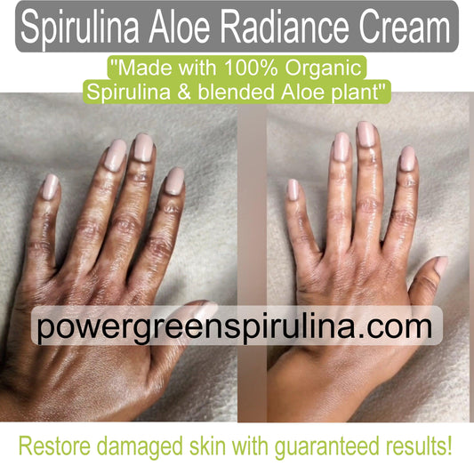 Spirulina Aloe Radiance Cream Kit - Power Green Spirulina